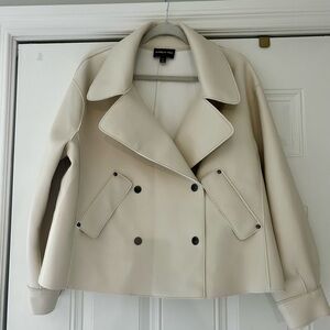 Kenneth Cole Reaction Beige Pea Coat